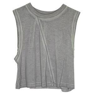 Lululemon S Womens Broken Beats Tank Washed Glacier Grey Gym Yoga Running
